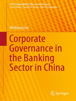 cover image of Corporate Governance in the Banking Sector in China